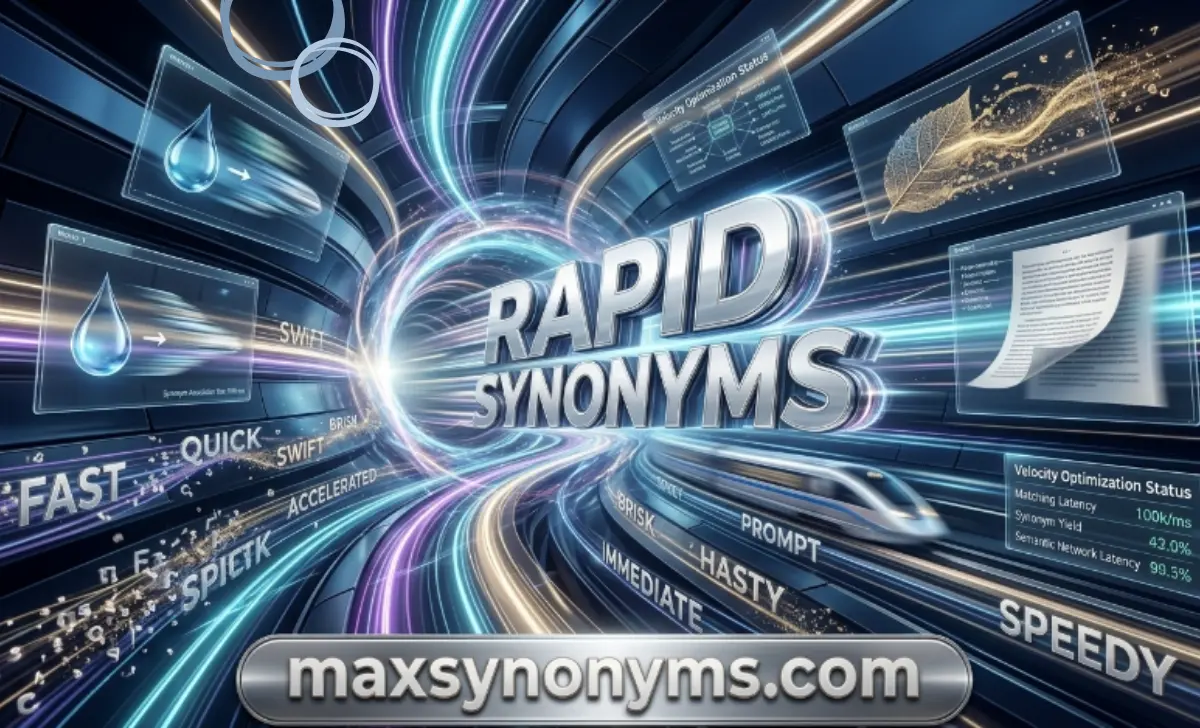 rapid synonyms