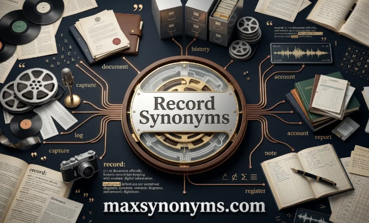 record synonyms
