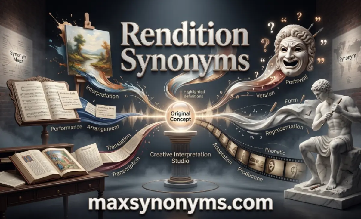 rendition synonyms
