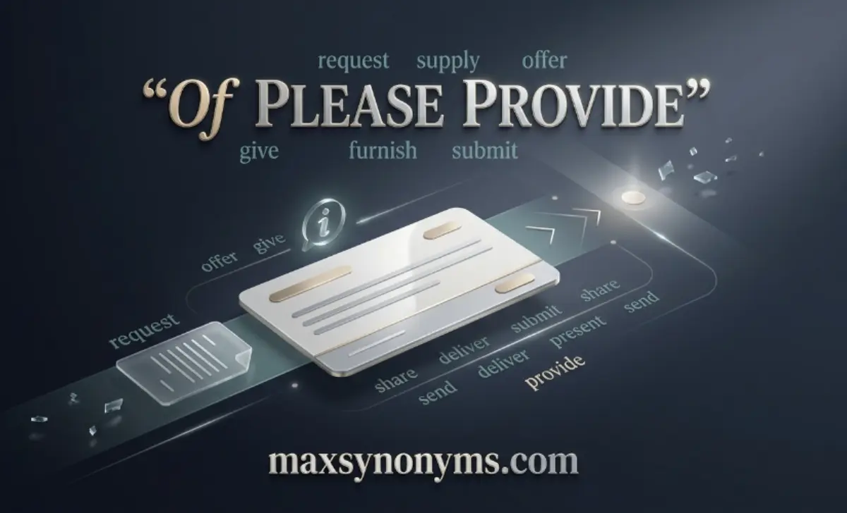 of please provide